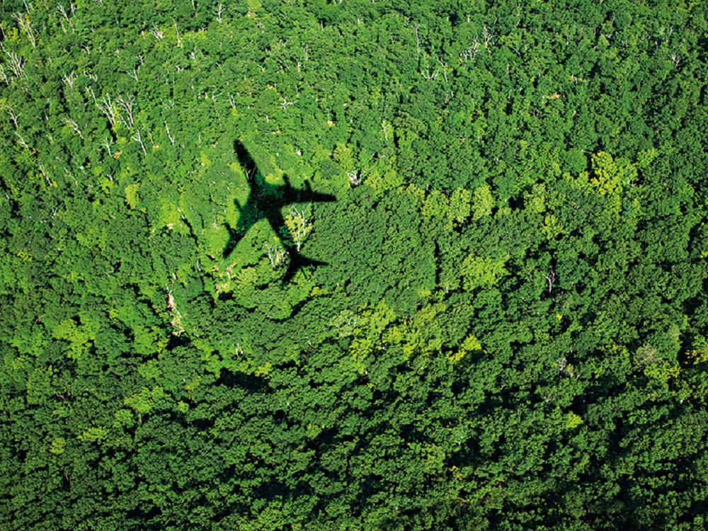 الطيران والحياد الكربوني
