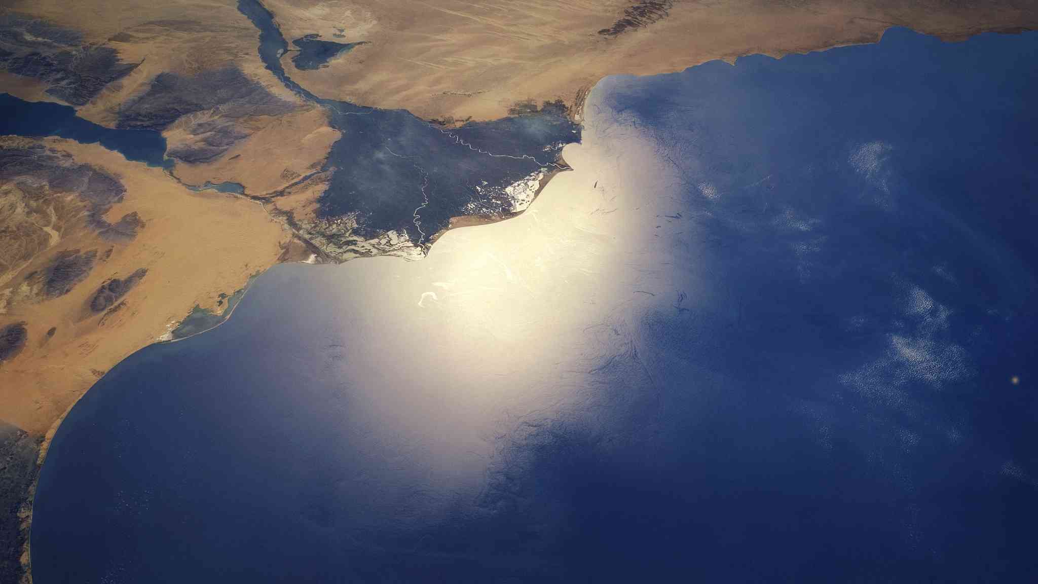 غرق 21 مدينة بدلتا مصر